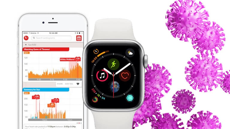 Une application Apple Watch pour aider à détecter la Covid-19