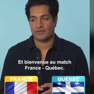 L’humoriste Sugar Sammy arbitre une compétition Québec vs France