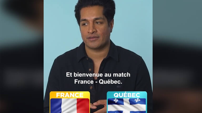 L’humoriste Sugar Sammy arbitre une compétition Québec vs France